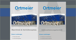 Desktop Screenshot of h-ortmeier.de